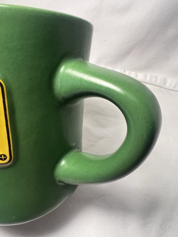 Green Ceramic Tea Cup John Deere Stoneware Coffee Dinner Mug Beverage Gift 10 Oz gallery