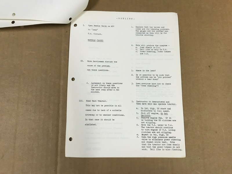 VTG Blue Ribbon Service Training- Basic Hydraulic System 706-806 Series Tractors gallery