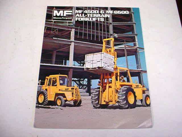 Massey Ferguson 4500 & 6500 Forklift Sales Brochure !