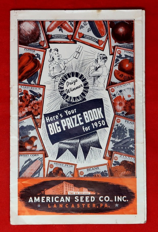 Vintage 1950 Big Prize Book American Seed co., Advertising Booklet