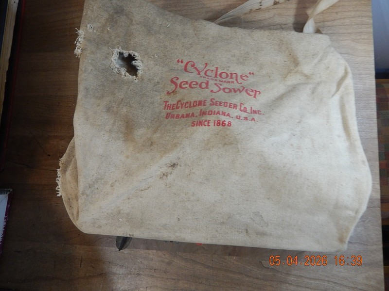 Vintage Cyclone Seed Sower Seeder Co