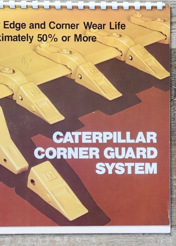 🔥Caterpillar Corner Guard Bucket System Brochures Grader Tractor FARM Cow Pig