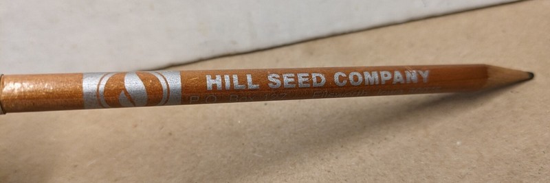 Vintage Hill Seed Company Ellsworth Iowa IA Pencil Used