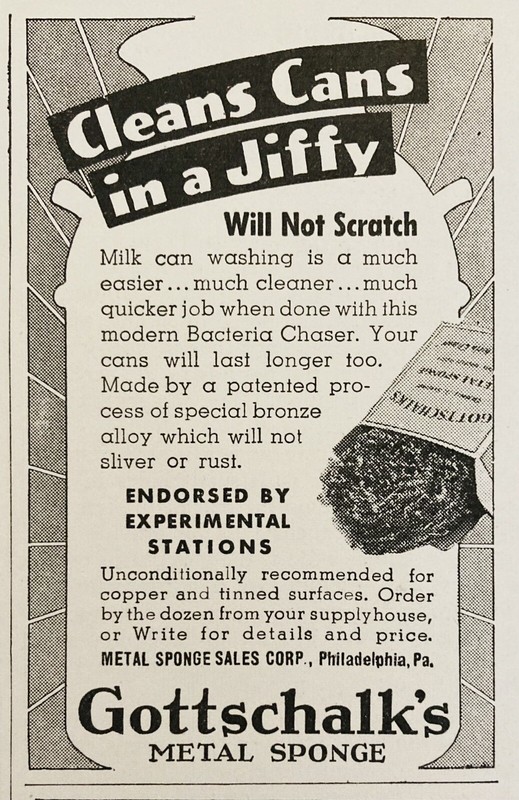 1937 AD.(XH75)~METAL SPONGE SALES CO. PHIL., PA. GOTTSCHALK’S METAL SPONGE