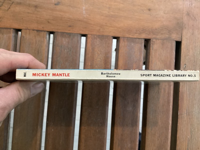 Original 1961 1st printing Mickey Mantle Indispensable Yankee Dick Schaap Book gallery