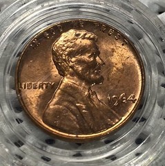 Vintage Abraham Lincoln Penny Keychain, Lincoln’s Home Coin, Lincoln 1964 pennie