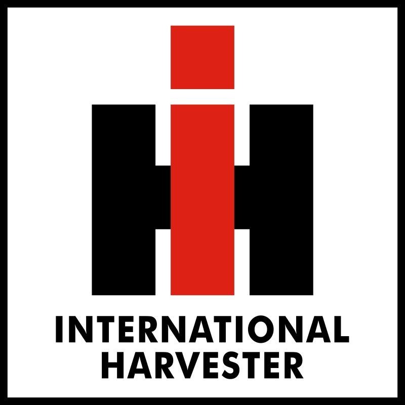 International Harvester IH Logo NEW METAL SIGN: 12″ Dia Square Free Ship.