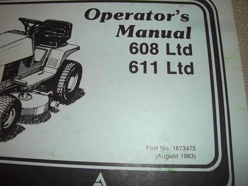 DEUTZ ALLIS 608 611 LTD TRACTOR OPERATION & MAINTENANCE MANUAL BOOK gallery