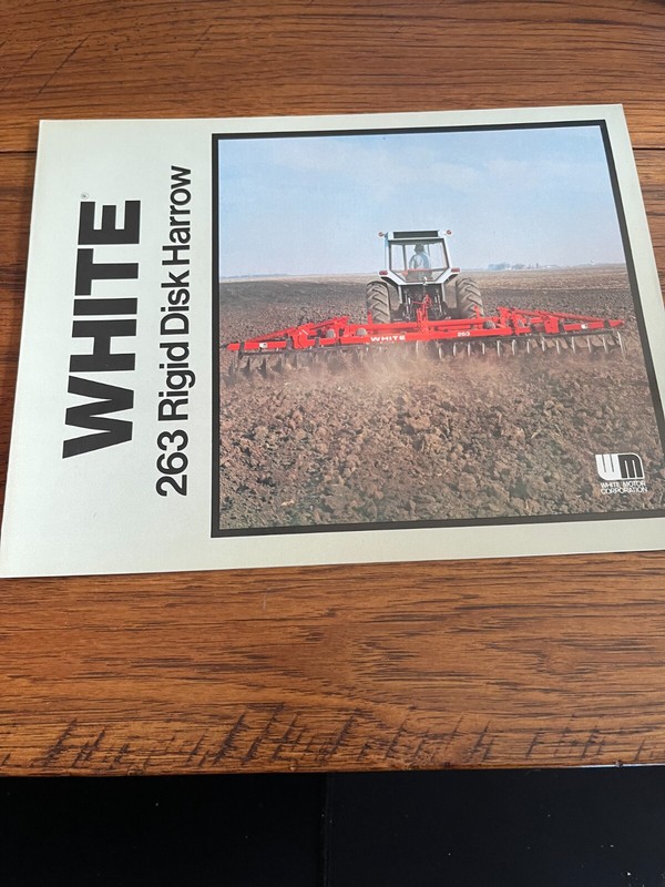 White Tractor 263 Rigid Disk Harrow Brochure FCCA