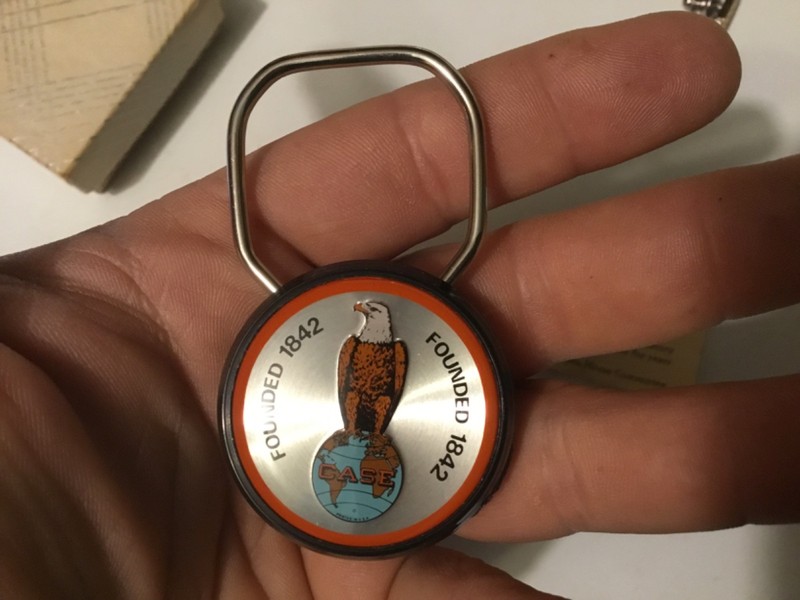 Vintage CASE Tractor Key FOB - Registered Trademark- 1989 OPEN HOUSE gallery