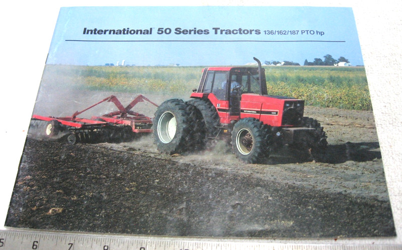 VINTAGE INTERNATIONAL TRACTOR 50 SERIESS BROCHURE 5088 5288 5488