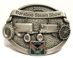 Oliver Hart Parr Tractors Belt Buckle 2005 Baraboo Steam Show Badger Engine Club