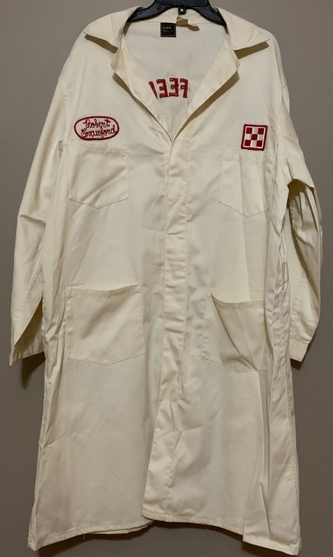 Vintage LEE Union Made Service Workers Coat Jacket PURINA CHOWS