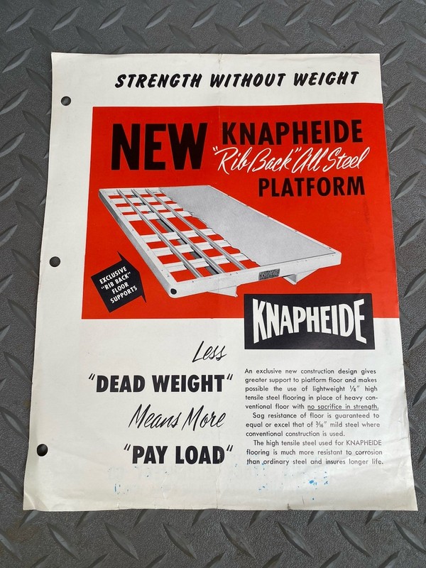 Knapheide Platform Farm Sales Ad Dealership Agriculture Grain Single Page