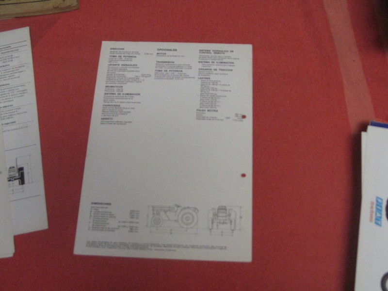 Fiat Tractores 540 Special tractor leaflet brochure Argentina gallery