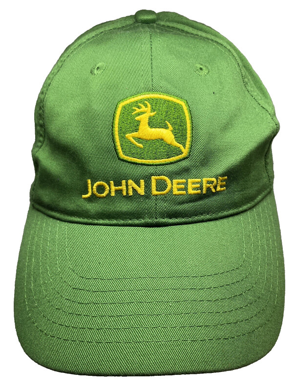 John Deere Snapback Baseball Hat Cap Adjustable One Size Fits All Green