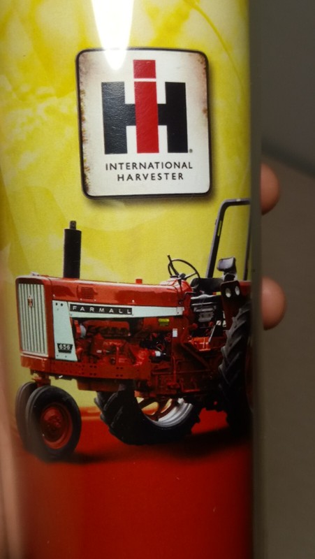 IH International Harvester 656 Farmall Farm Tractor Thermo Serv Tumbler Cup