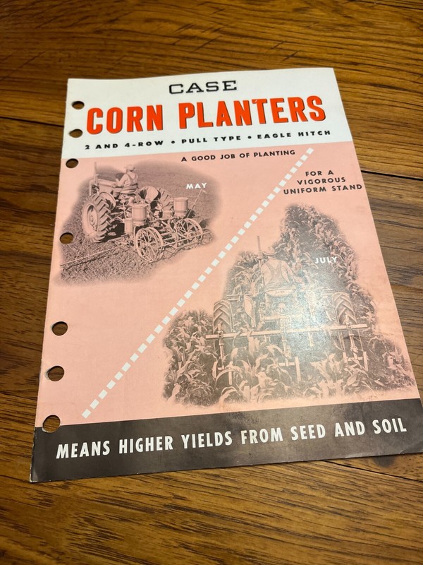 Case Tractor Corn Planters For 1953 Brochure FCCA