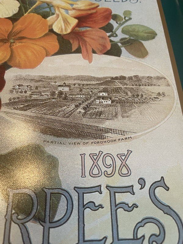 1996 Tin Tray 120th Anniversary of Burpee’s 1898 “Farm Annual” Seed Cover gallery