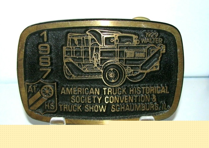 *American Truck Historical Society Convention Truck Show 1929 Walter Belt Buckle