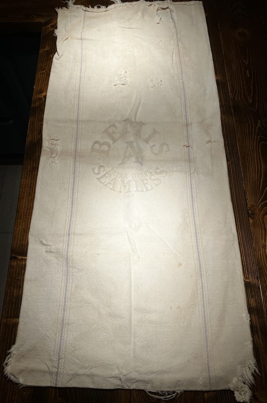 Bemis A Extra Heavy Seamless Vintage Cotton Feed Or Seed Sack 1944