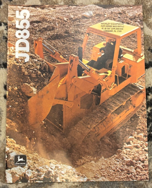 John Deere 855 Crawler Loader For 1978 Brochure CWPA26