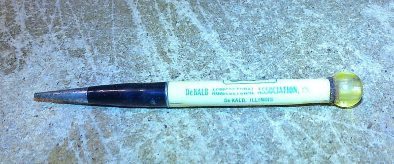 vintage dekalb ag. association inc. dekalb,il. mechanical pencil good used gallery