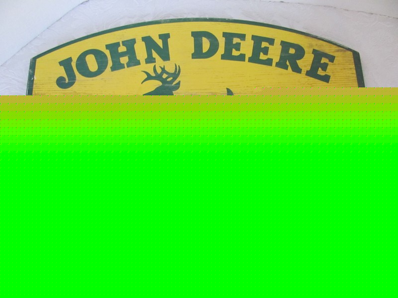 John Deere Quality Farm Equipment Sign -Vintage- Wood – 19″ by 14 3/4″