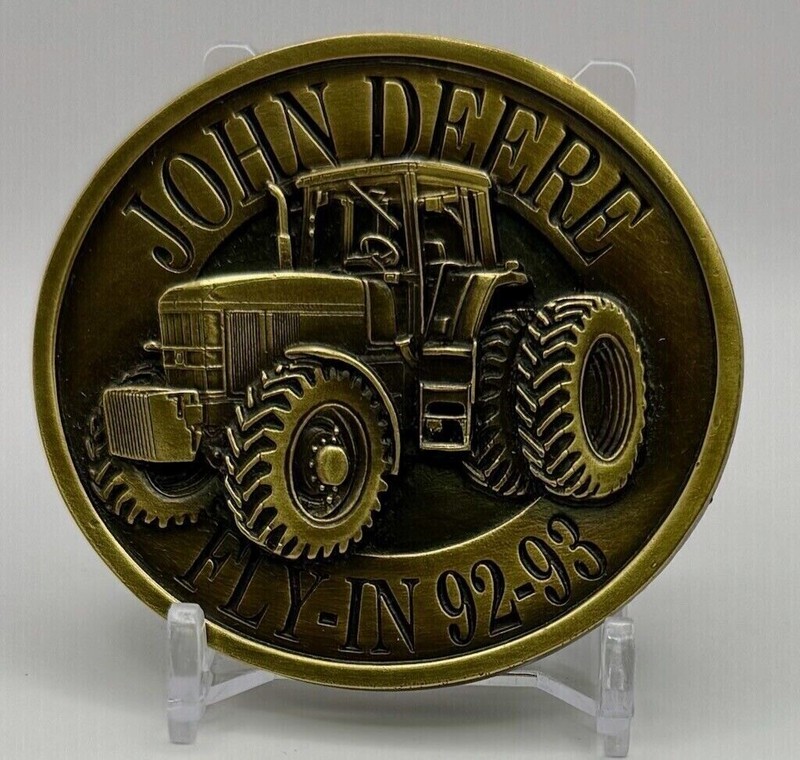 JOHN DEERE 7000 Series Tractor 1992 Fly’In Intro Belt Buckle