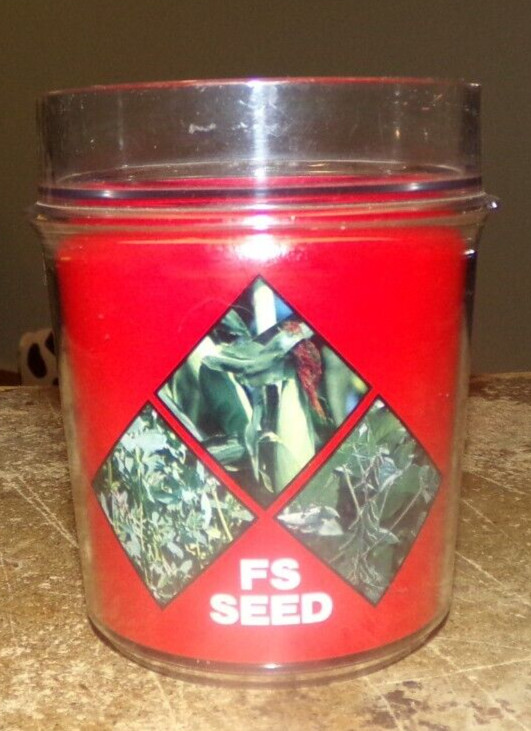 vintage thermo serv FS seed plastic cup new