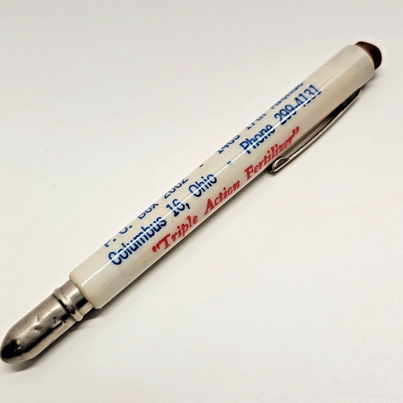 VTG The Farmers Fertilizers Co Columbus Ohio Advertising Bullet Pencil AG Farm gallery