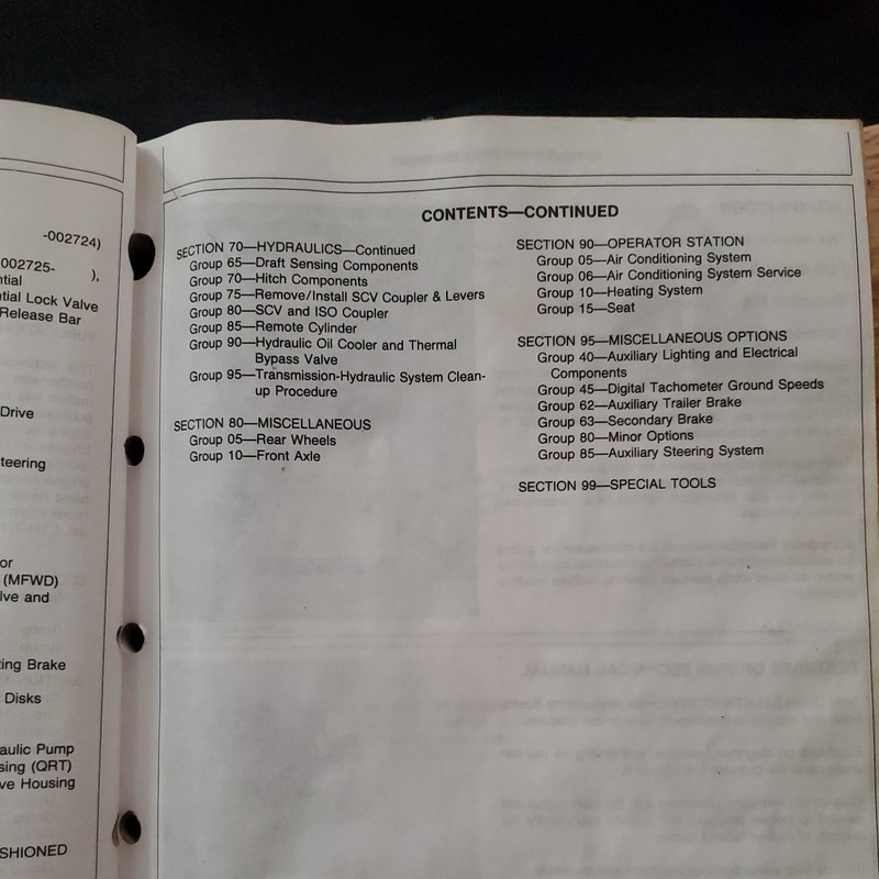 TM1353 John Deere Tech Manual For 4050 & 4250 & 4450 Genuine John Deere gallery