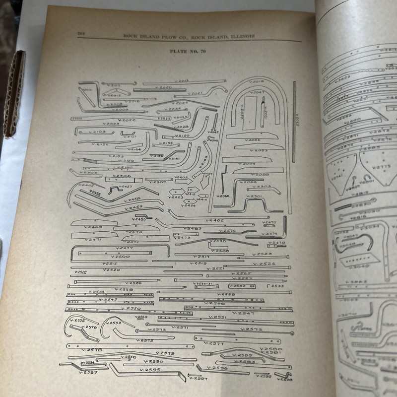 Vintage 1920 Rock Island Plow Repair Catalog No. 60 June 1920 gallery