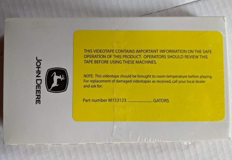 John Deere Mowing Safety Video and Z-Trak Safety - VHS Tapes Brand New Sealed gallery