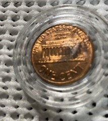 Vintage Abraham Lincoln Penny Keychain, Lincoln’s Home Coin, Lincoln 1964 pennie
