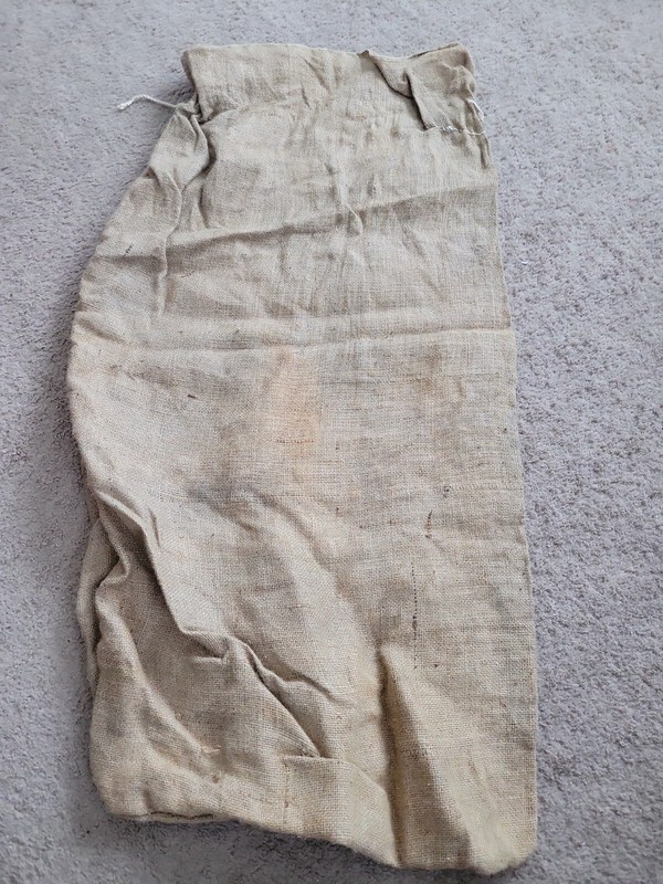 Used Yellow Mustard Product of Canada burlap empty sack gallery