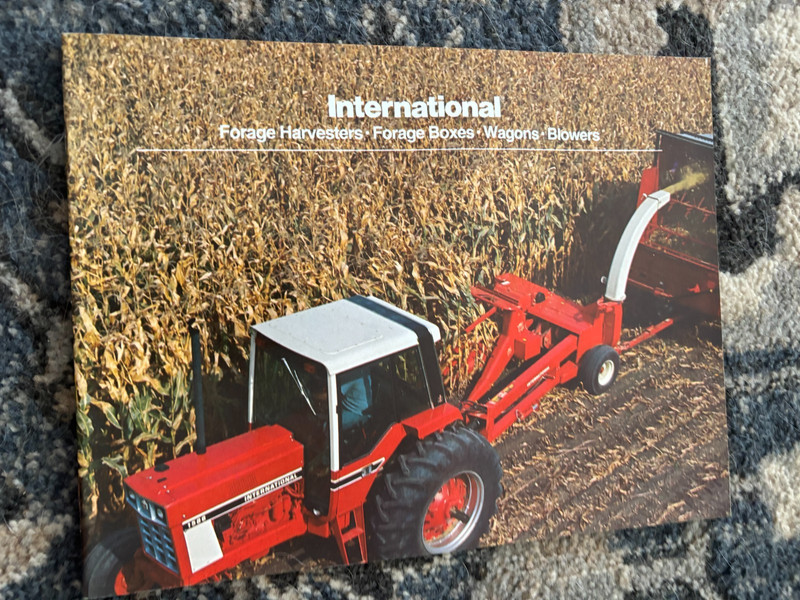 International Harvester Forage Harvesters Forage Blower For 1978 Brochure AMIL26