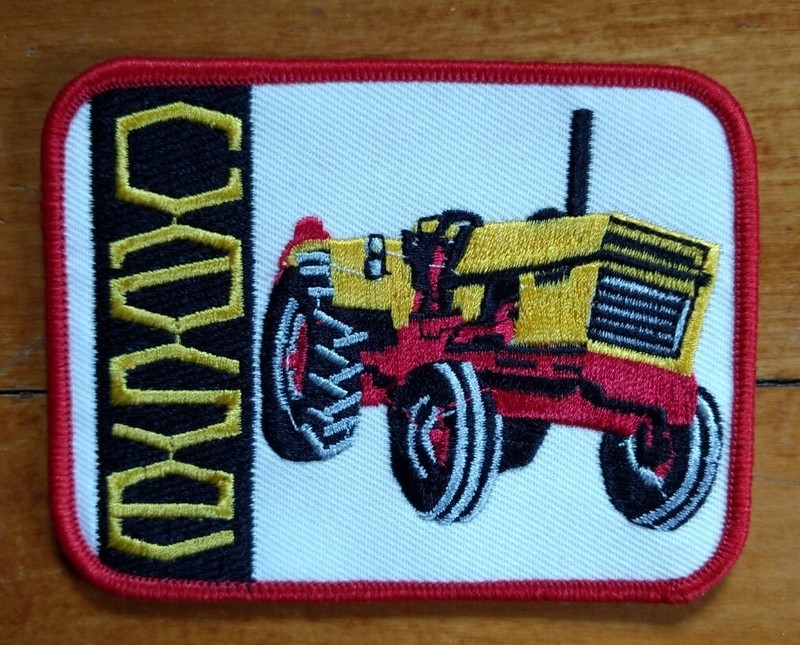 Vintage FARMALL CASE TRACTOR Farming Hat jacket Sew On PATCH