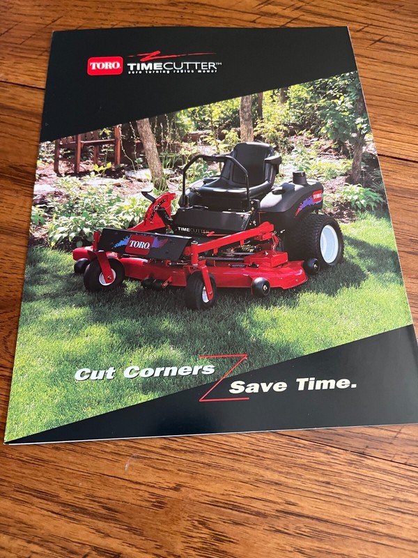 Toro Time Cutter Mower Brochure FCCA