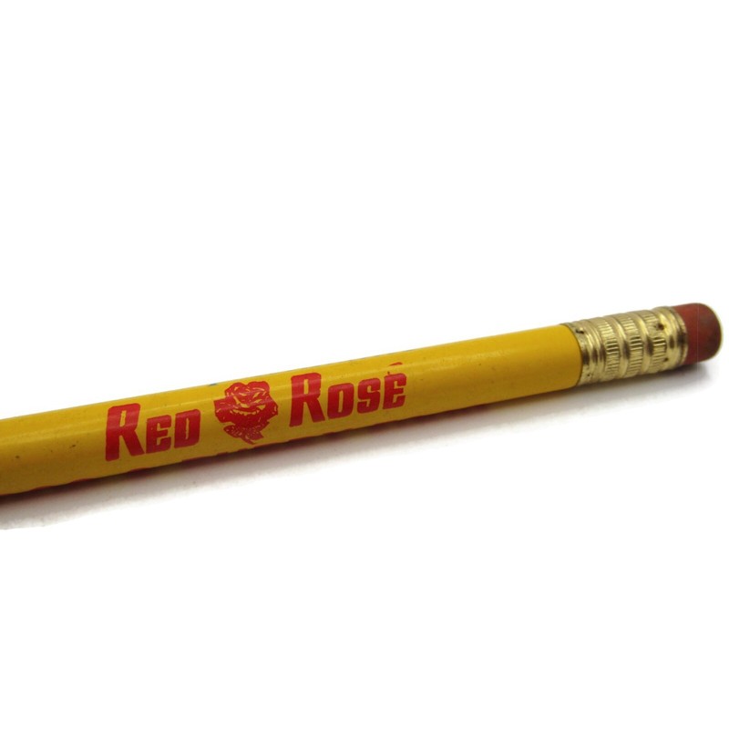 Vintage Red Rose Dog Food Advertising Pencil Temple PA John W. Eshelman Feed
