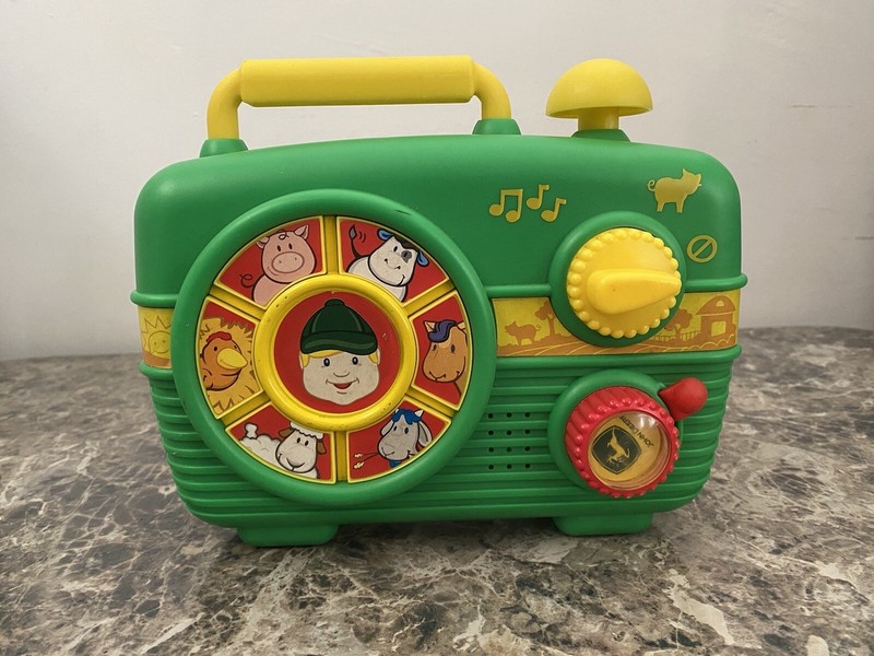 2006 Toddler Animal Sounds John Deere Classic Tunes Toy Radio by Learning Curve