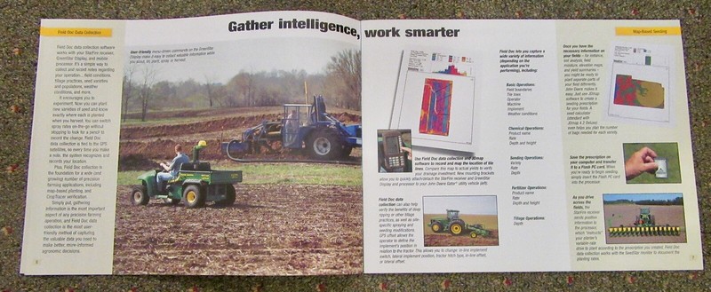 John Deere Office Software / Ag Management Solutions Sales Brochures 2001 & 2007 gallery