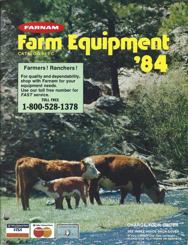 Farm Equipment Catalog – Farnam – Cattle Farmer Rancher Focus – 1984 (F4575)