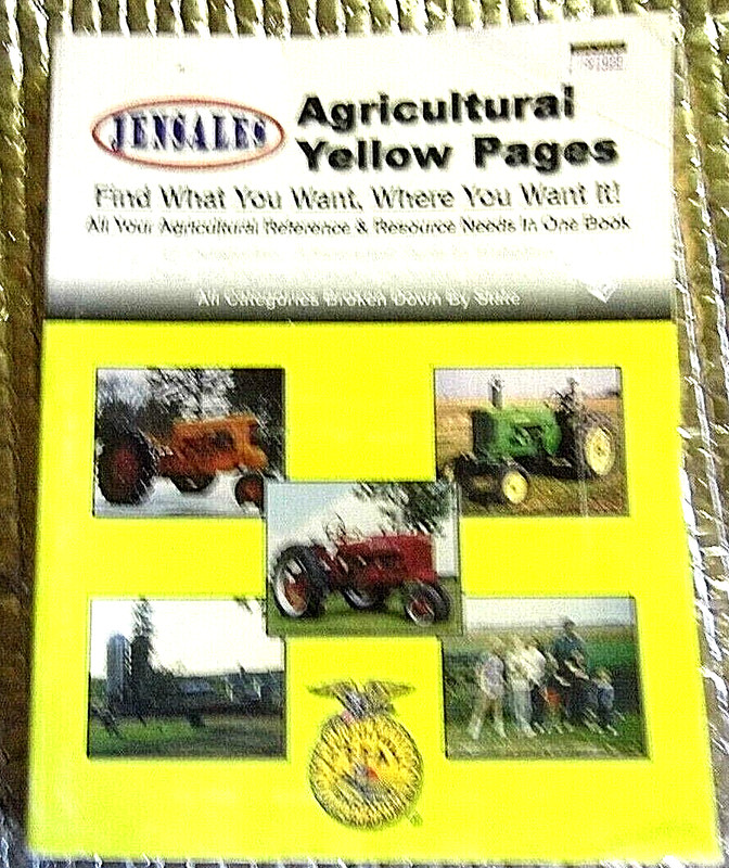 2000 Jensales Agricultural Yellow Pages Reference Recourse Needs PhoneBook