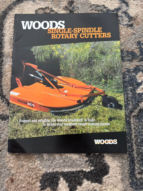 Woods Single Spindle Rotary Cutters Cutters Brochure FCCA25