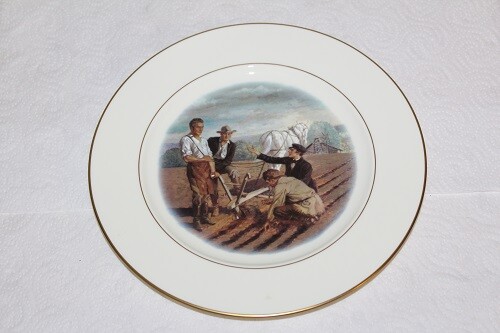 John Deere Collector’s Plate 1991 1st In Series 1 – 5000 1937 Hinton Painting