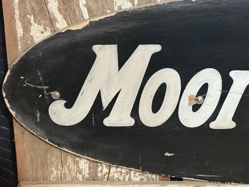 ANTIQUE ORIGINAL MOORMAN's FEED & SEED SWINE RESEARCH OFFICE SIGN QUINCY ILL. gallery