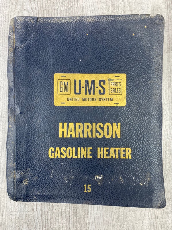 Vintage McQuay Norris Manufacturing Company Parts Manual 1962 Buick Mack Catalog