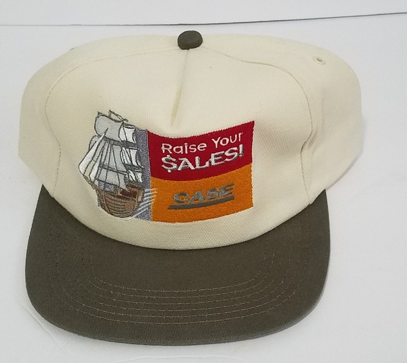 Vintage Case Raise Your Sales, Salesman Hat Snapback Baseball Cap