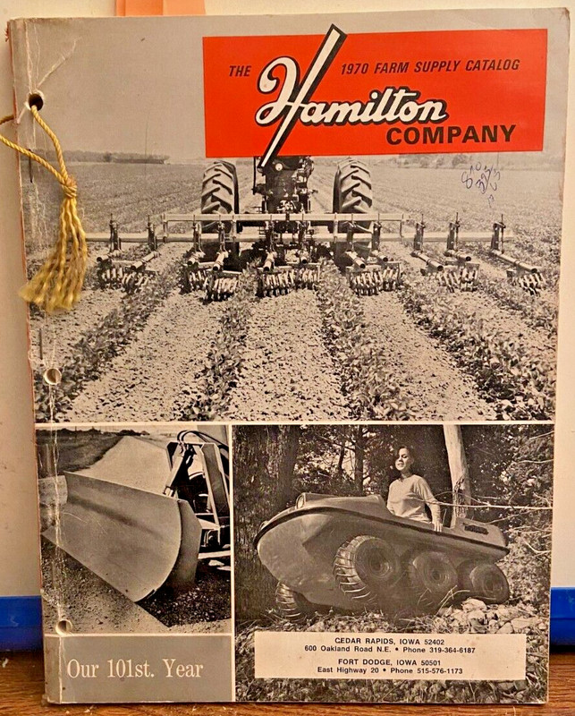 1970 Hamilton Farm Supply Catalog